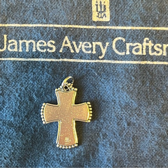 James Avery retired Sterling silver heart love flower floral charm pendant - Picture 3 of 6